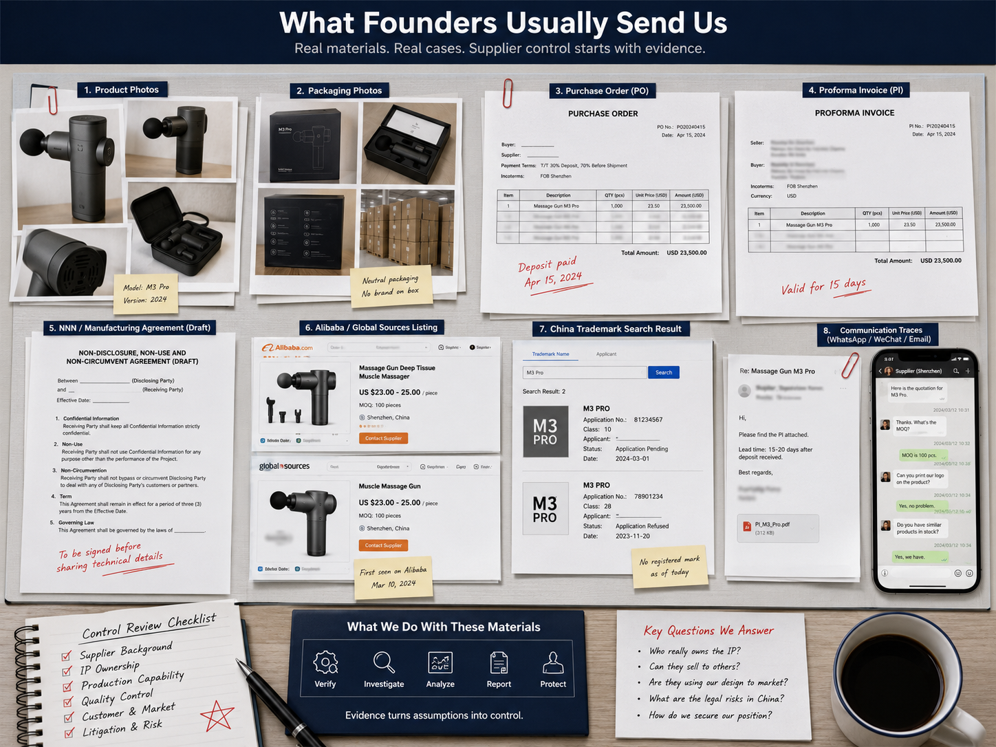 What founders usually send us